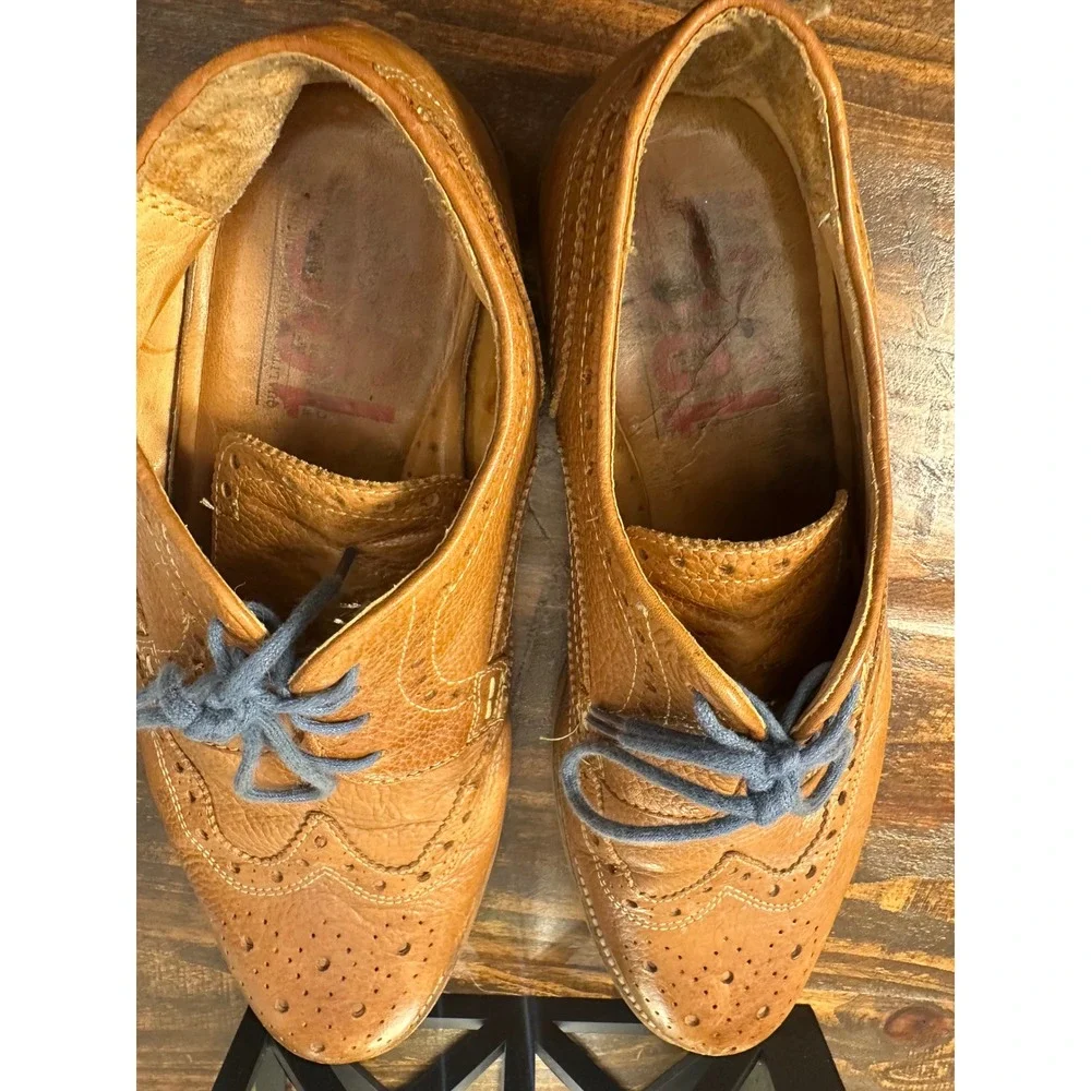 1901 Nordstrom Leather Wingtip Oxford Dress‎ Shoes Lace Up Casual Comfort 11.5M